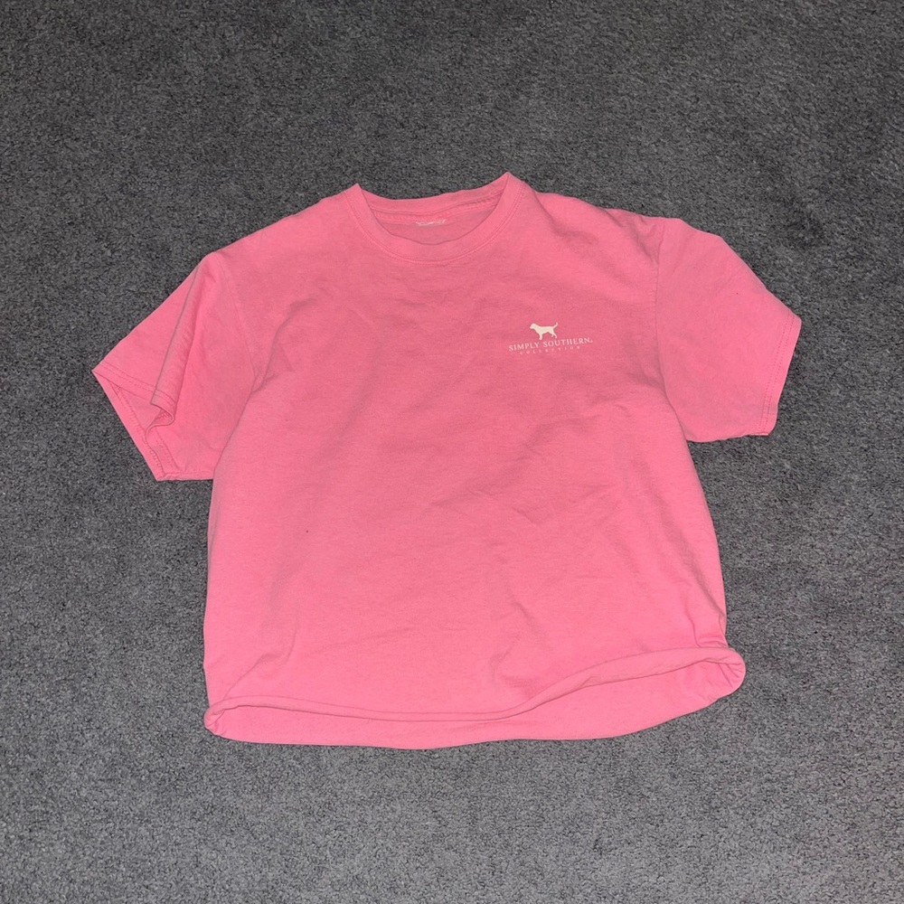 Pink Simply Southern Dog Tshirt